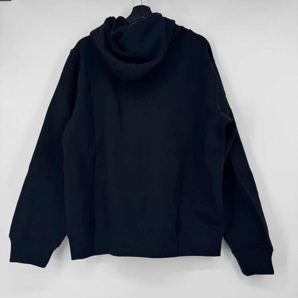 Polo Ralph Lauren Mens Expedition Mountain Bike Graphic Hoodie Black Large NEW